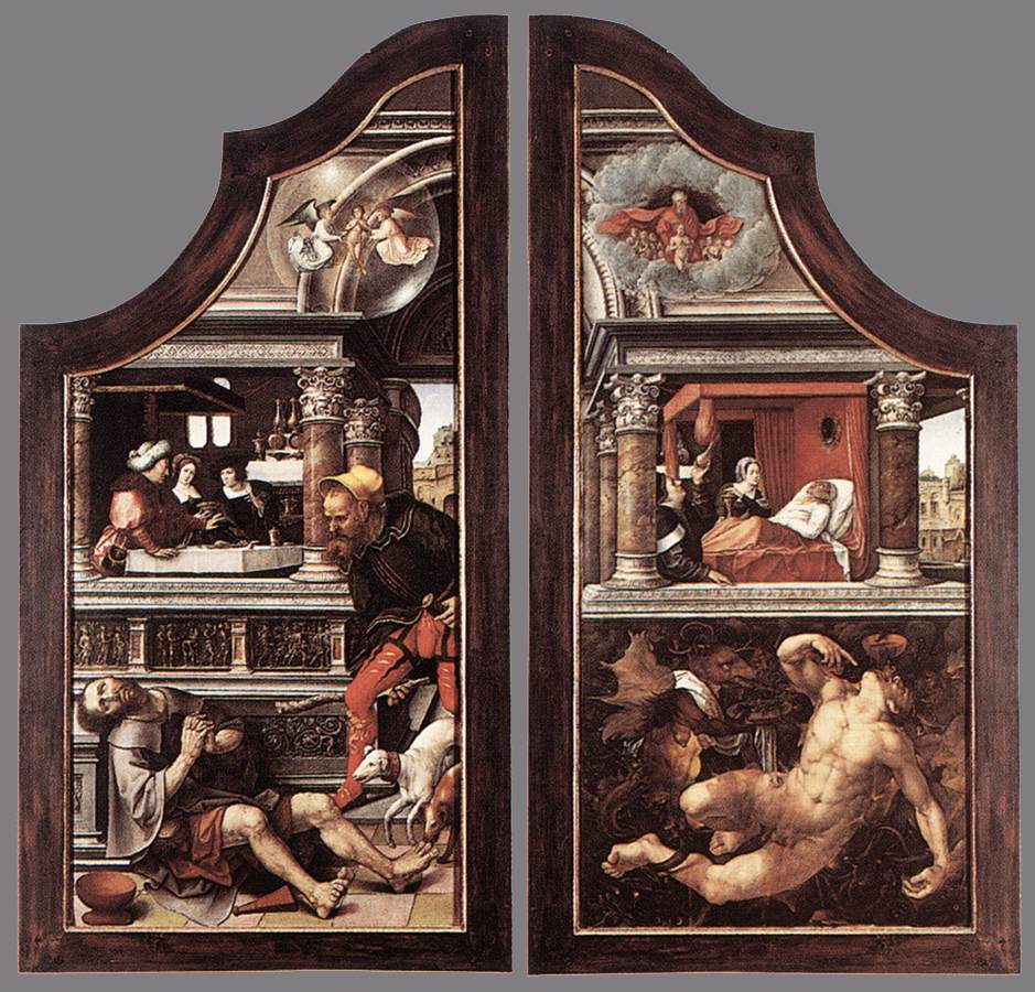 Triptych of Virtue of Patience (closed) by