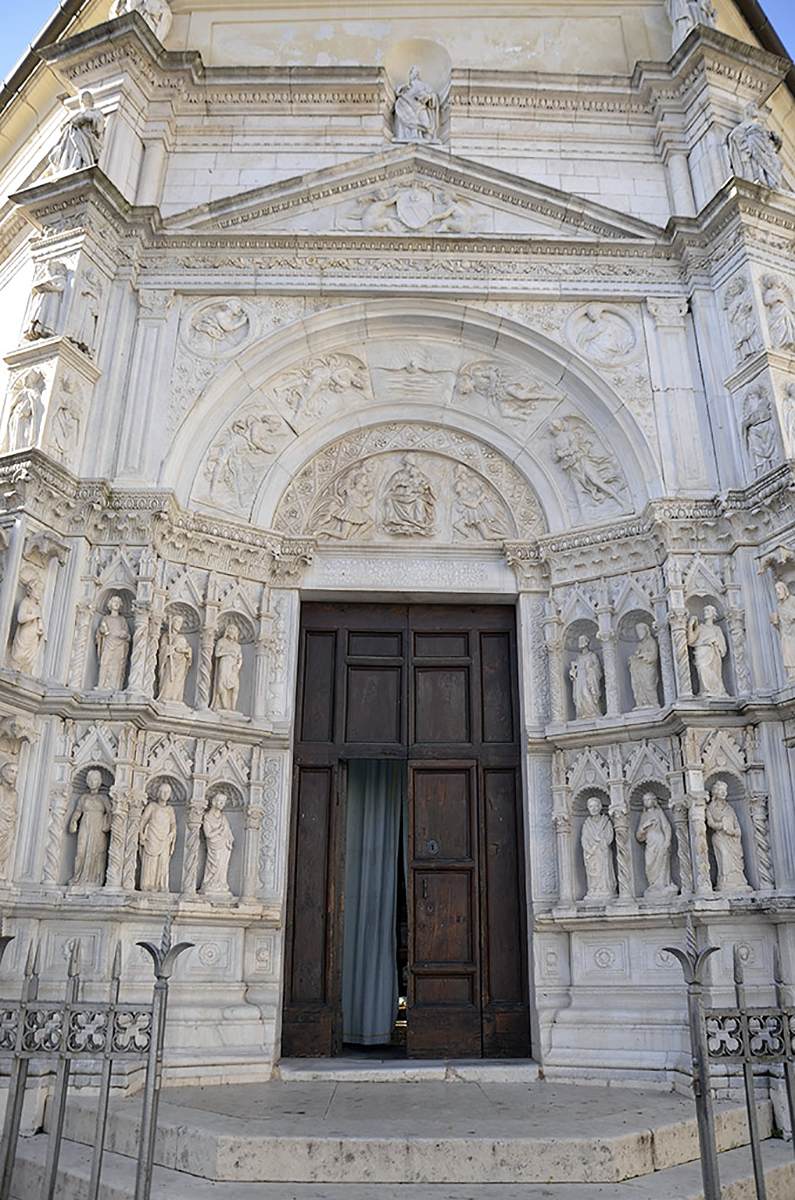 View of the façade (detail) by DALMATA, Giovanni