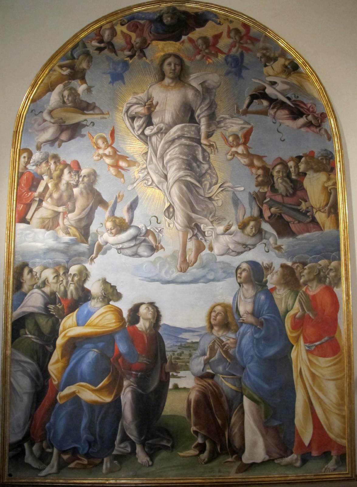 Ascension by ORIOLI, Pietro di Francesco degli