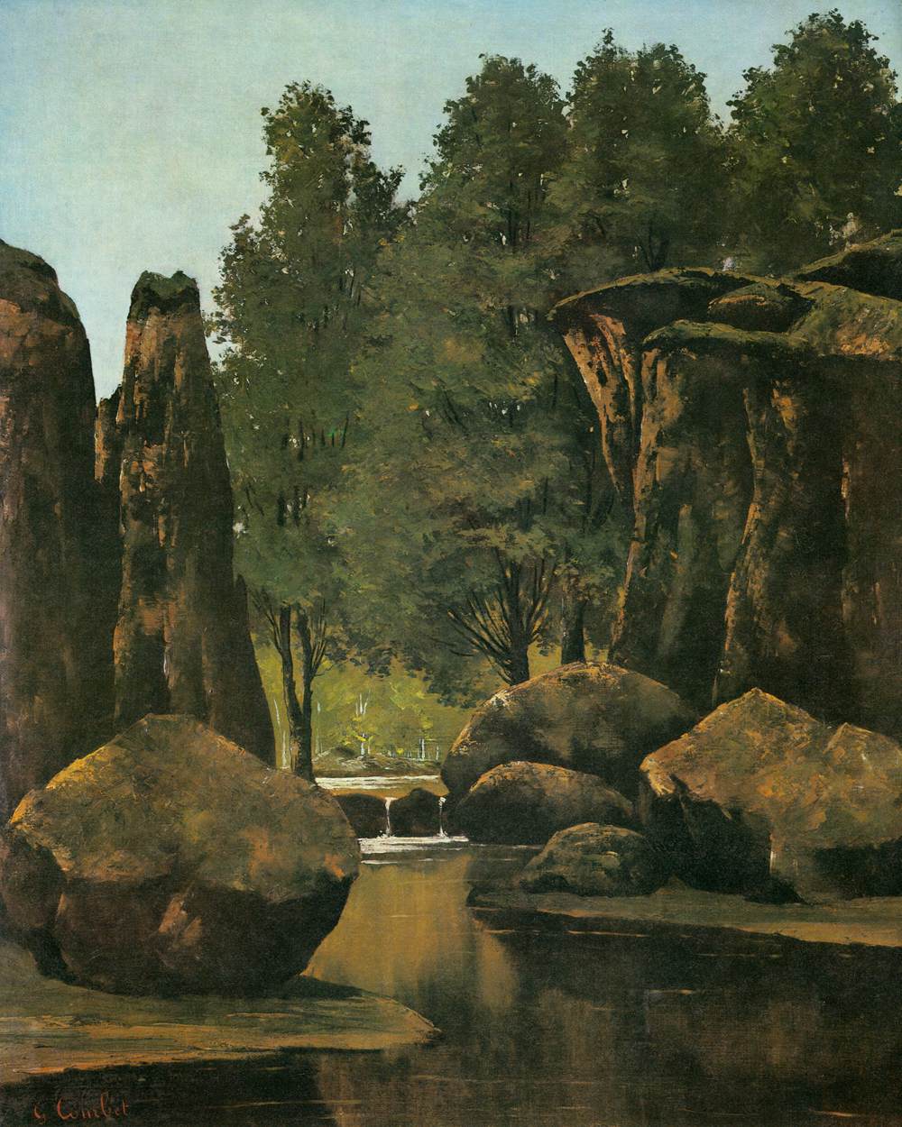 Landscape by COURBET, Gustave