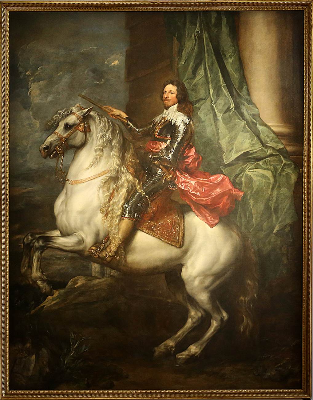 Equestrian portrait of Thomas Francis of Savoy, Prince of Carignano by DYCK, Sir Anthony van