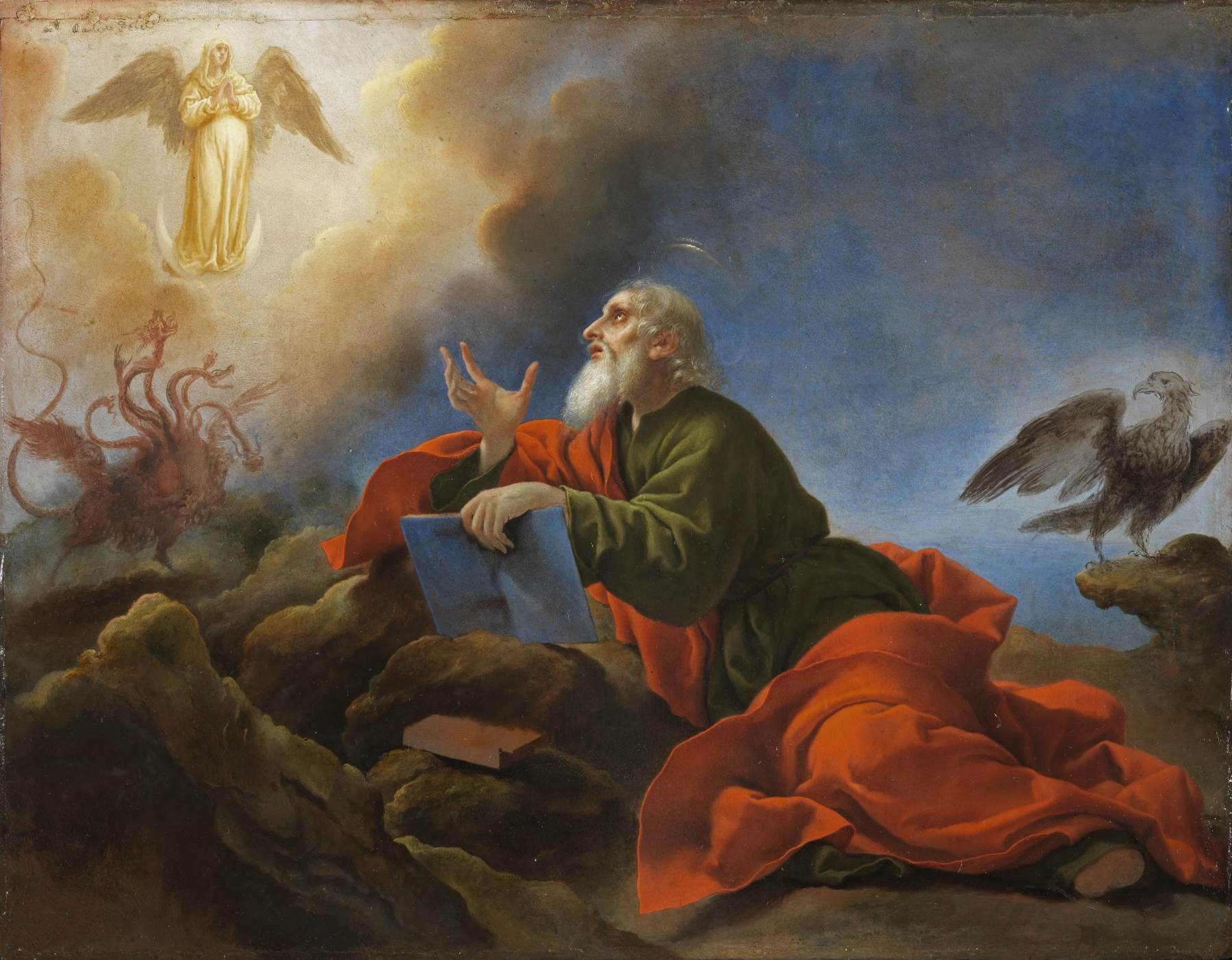 St John the Evangelist in Patmos by DOLCI, Carlo