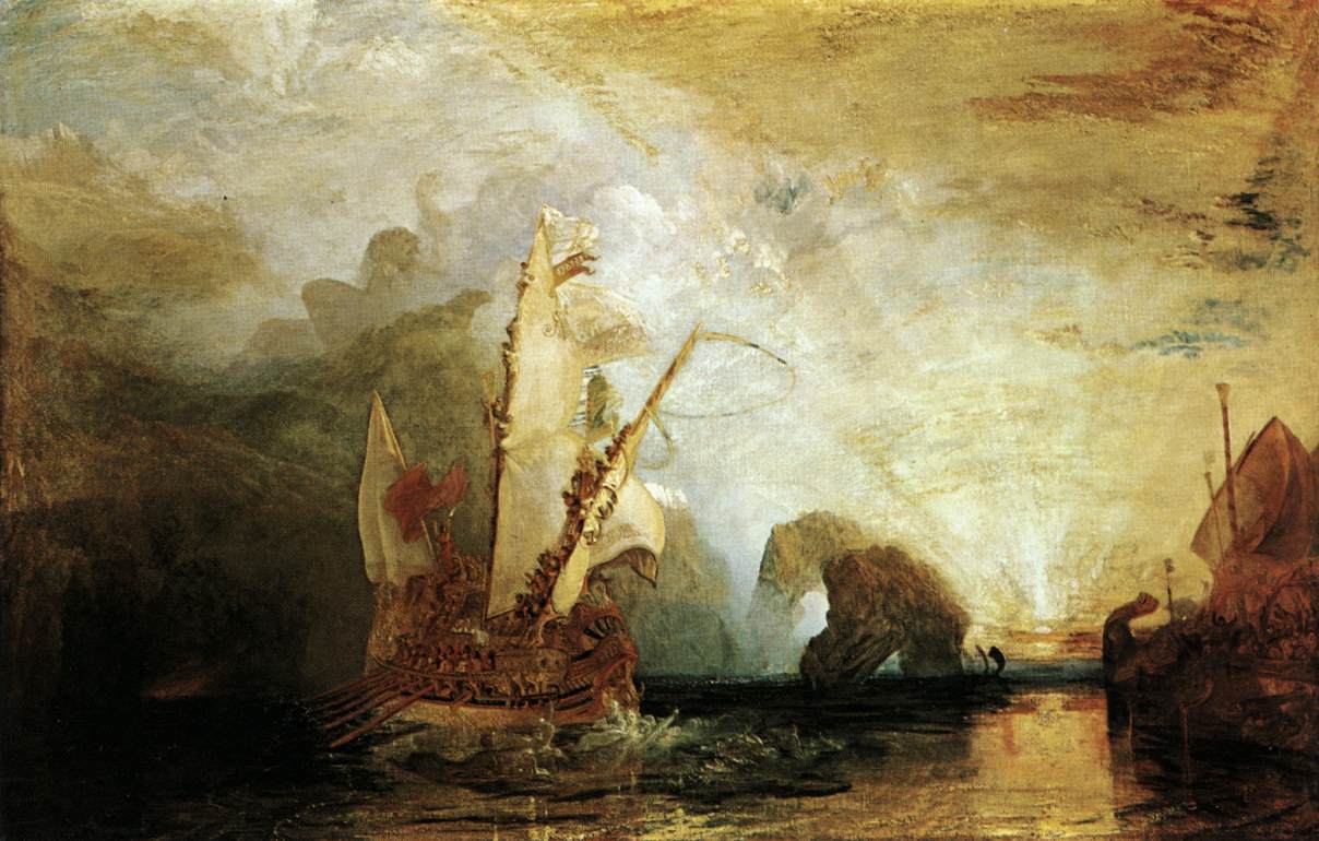 Ulysses Deriding Polyphemus by TURNER, Joseph Mallord William