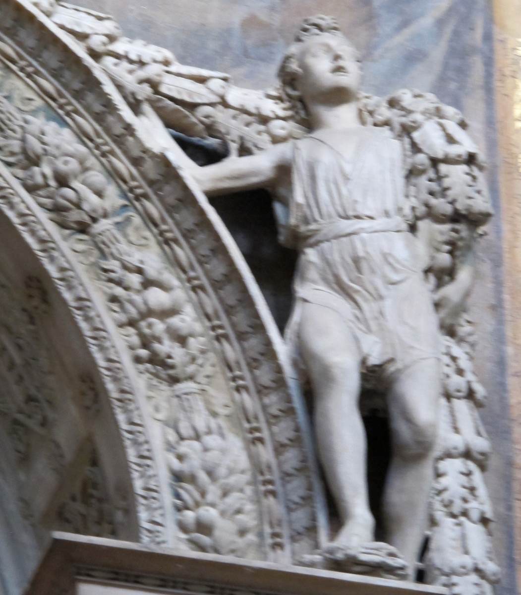 Tomb of Carlo Marsuppini (detail) by