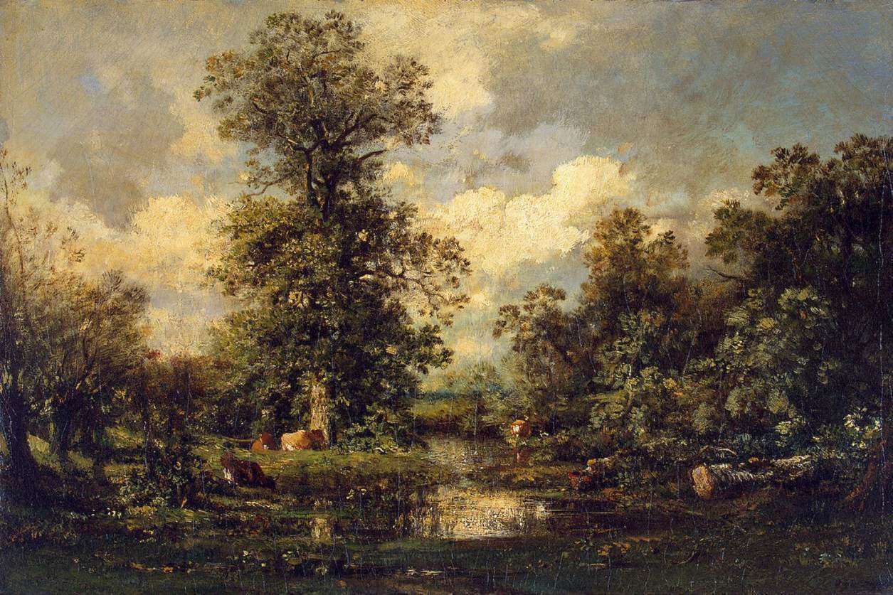 Forest Landscape by DUPRÉ, Jules