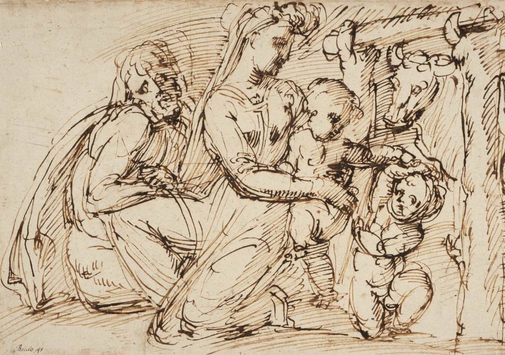 Holy Family with St John the Baptist by BANDINELLI, Baccio