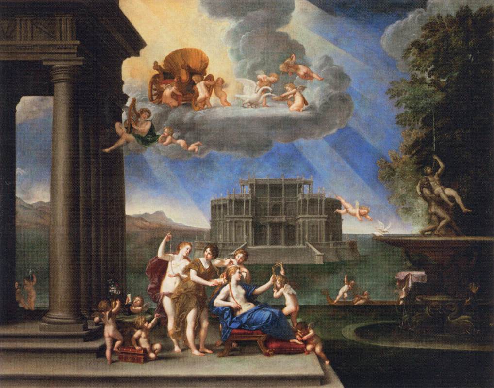 Toilet of Venus by ALBANI, Francesco