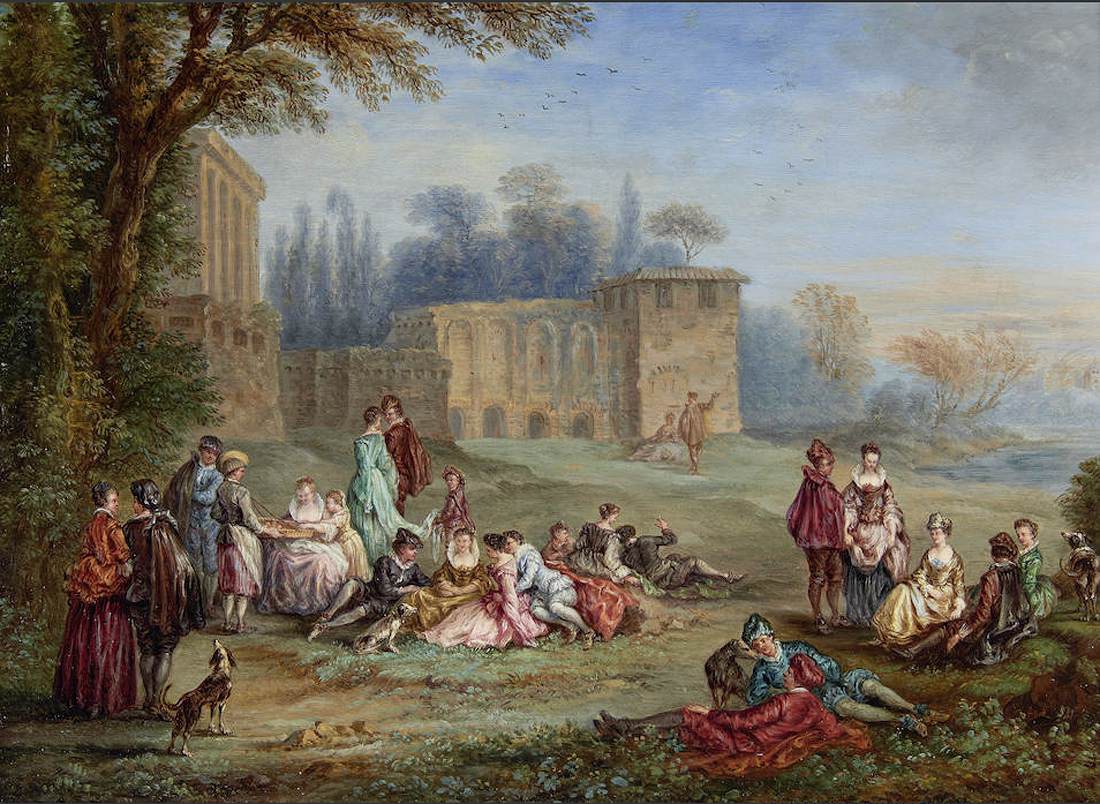 Fête Champêtre by VERON, Alexandre Paul Joseph