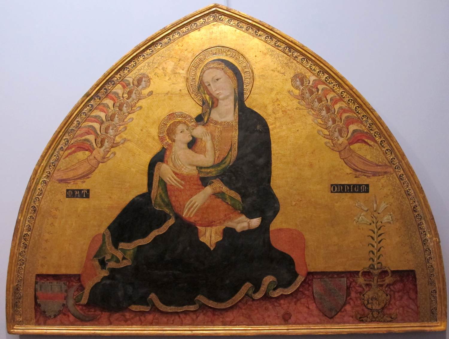 Madonna of Humility by ODERISI, Roberto d'