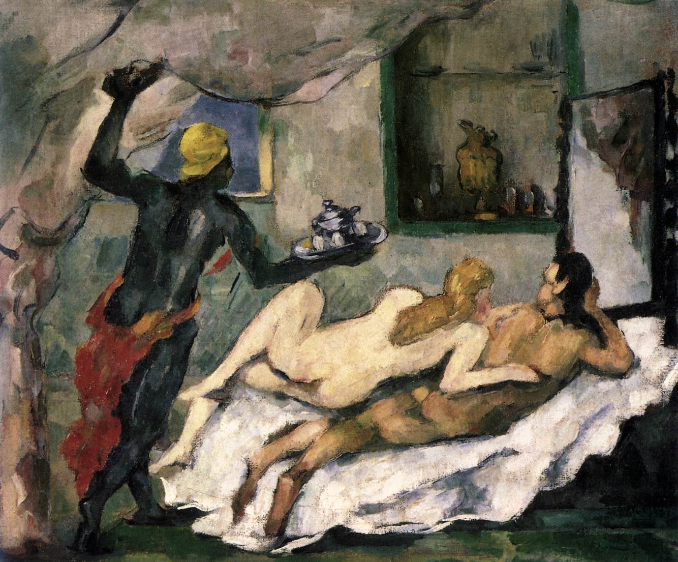 Afternoon in Naples by CÉZANNE, Paul