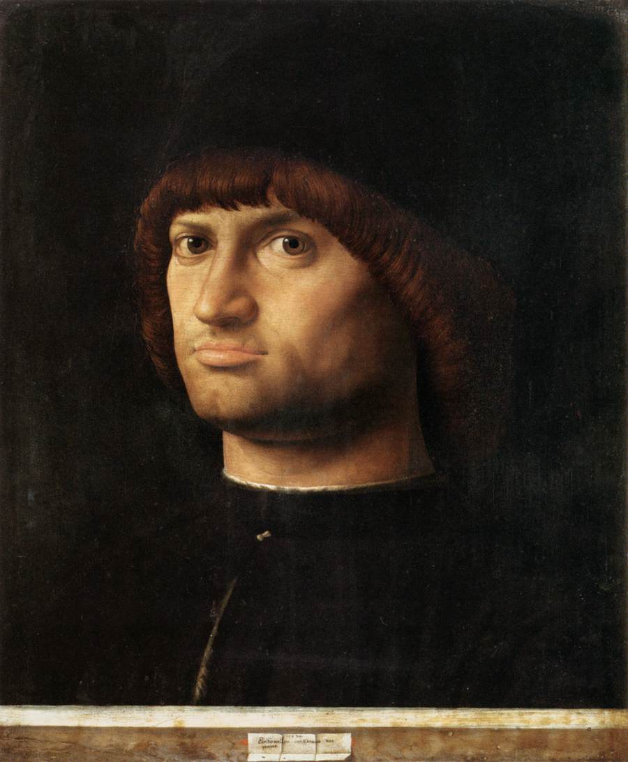 Portrait of a Man (Il Condottiere) by ANTONELLO da Messina