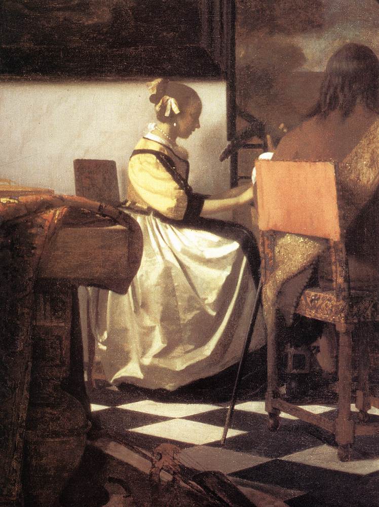 The Concert (detail) by VERMEER, Johannes