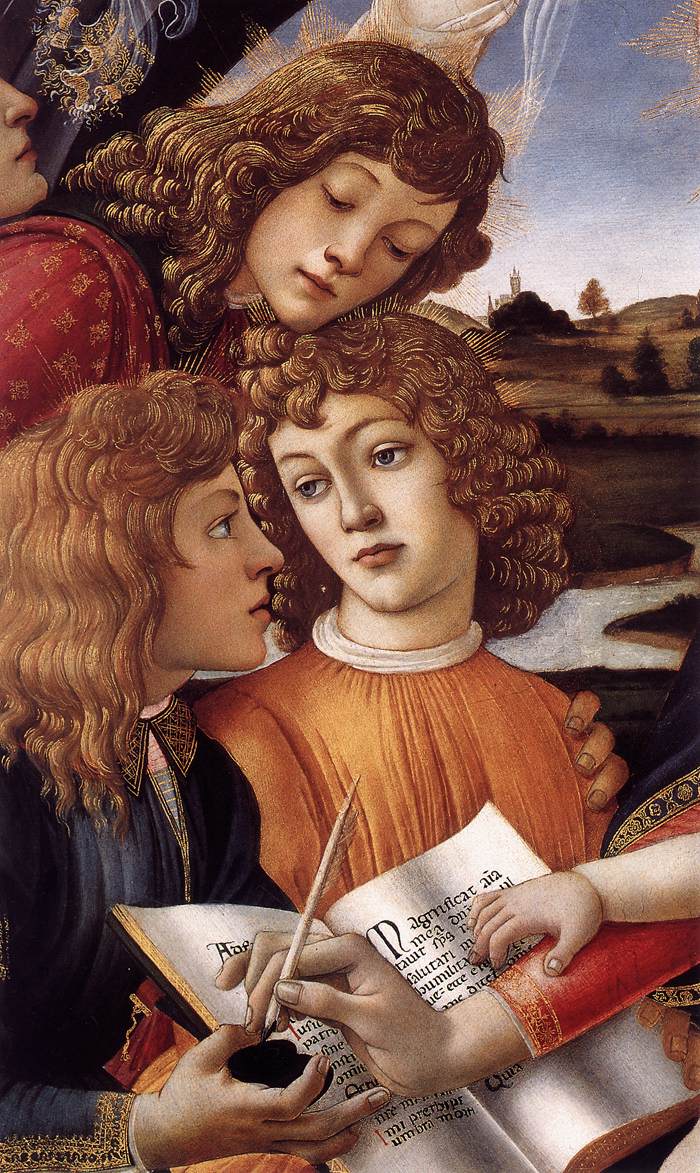 Madonna of the Magnificat (detail) by