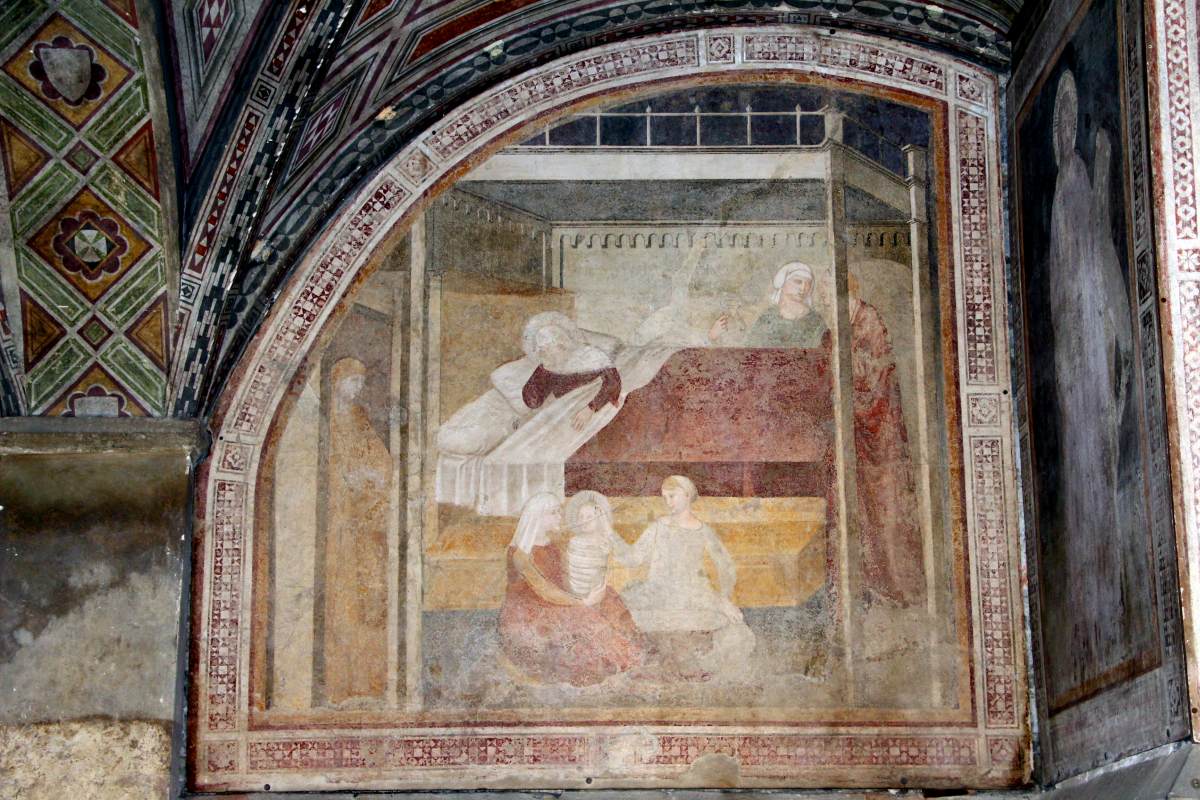 View of the frescoes by NARDO DI CIONE