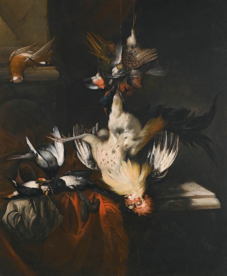 Still-Life of Dead Game and Songbirds by FERGUSON, William Gowe