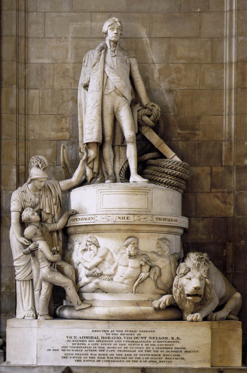 Monument to Vice-Admiral Horatio Nelson by FLAXMAN, John