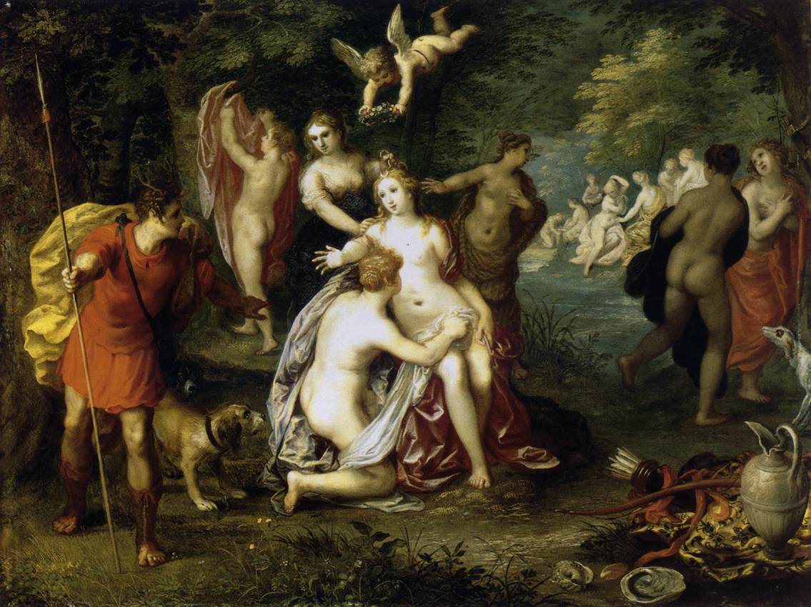 Diana Turns Actaeon into a Stag by BALEN, Hendrick van