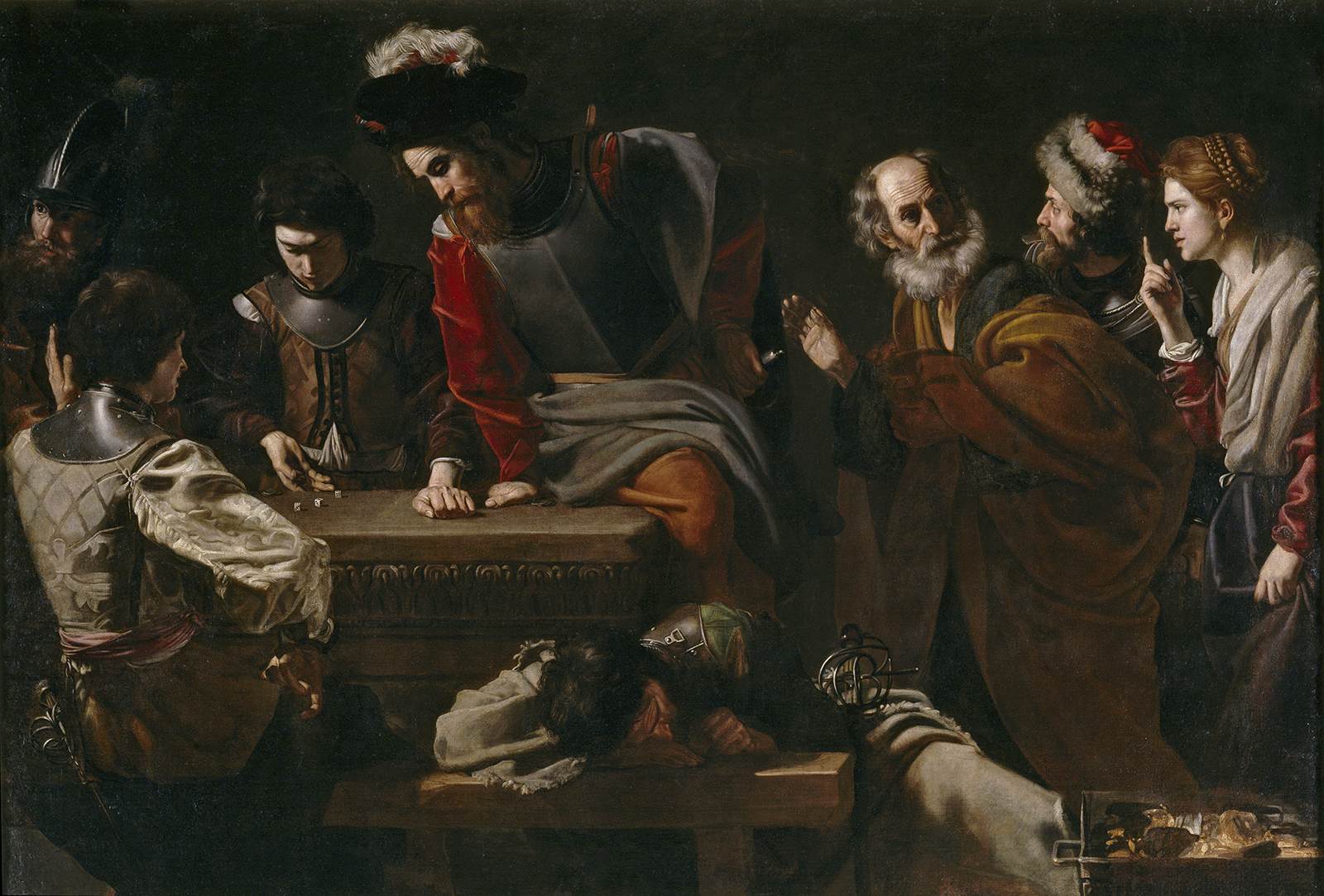 Denial of St Peter by TOURNIER, Nicolas