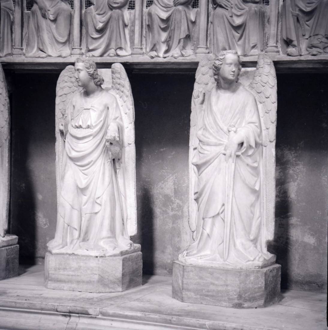 Tomb of Mary of Hungary (detail) by TINO DI CAMAINO