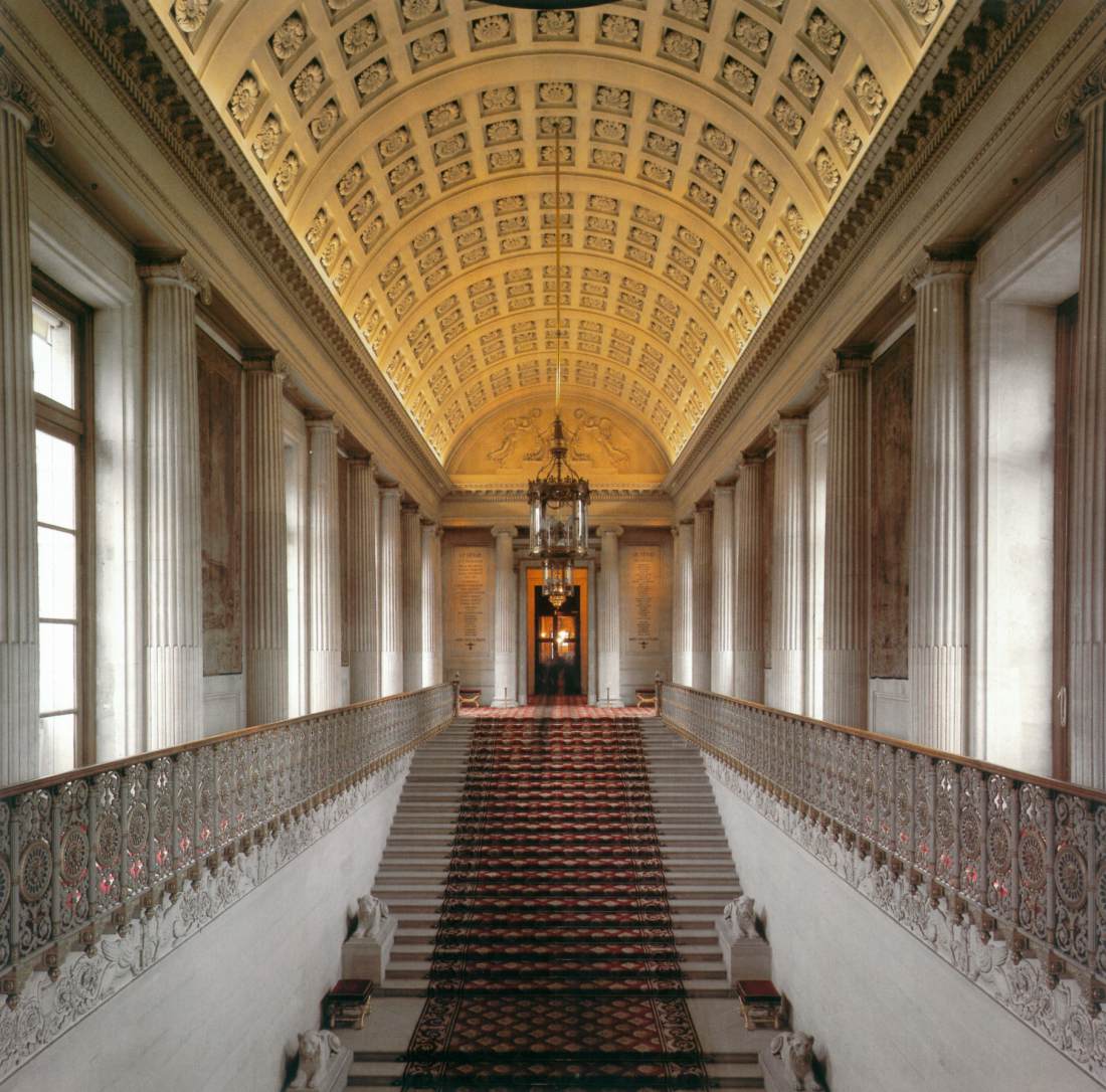 New staircase by CHALGRIN, Jean-François-Thérese