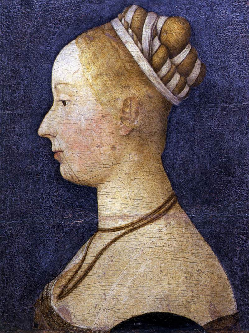 Small Female Portrait by ANGELO DA SIENA