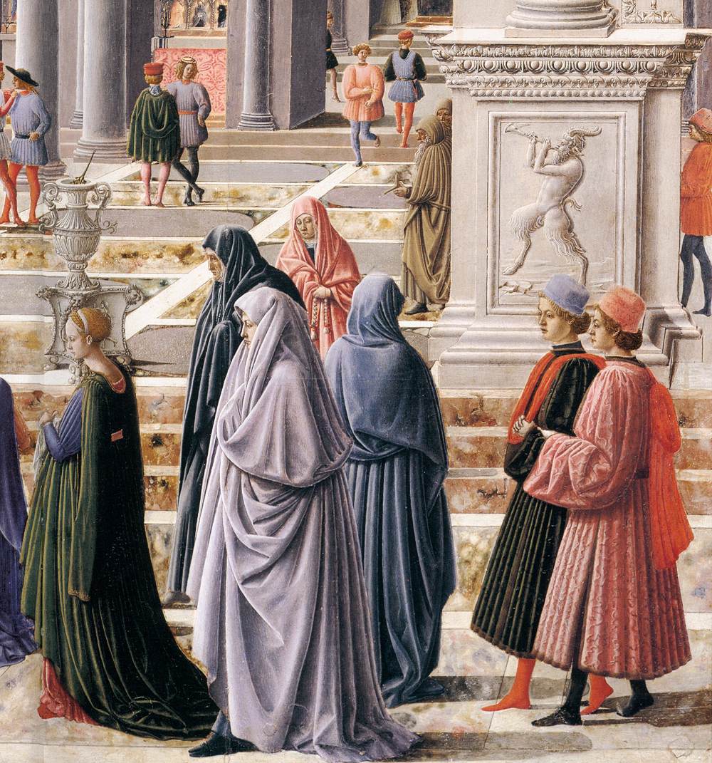 The Presentation of the Virgin in the Temple (detail) by CARNEVALE, Fra