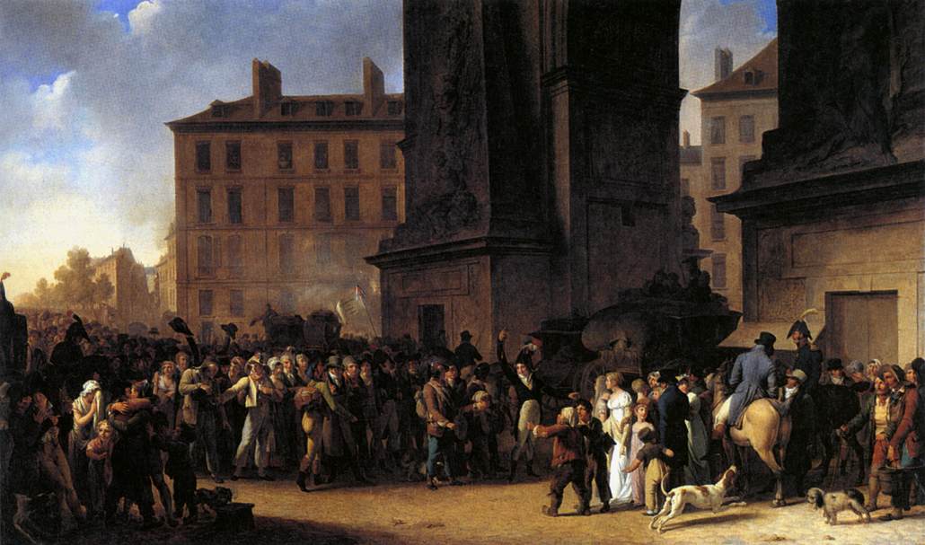 Departure of the Conscripts in 1807 by BOILLY, Louis Léopold