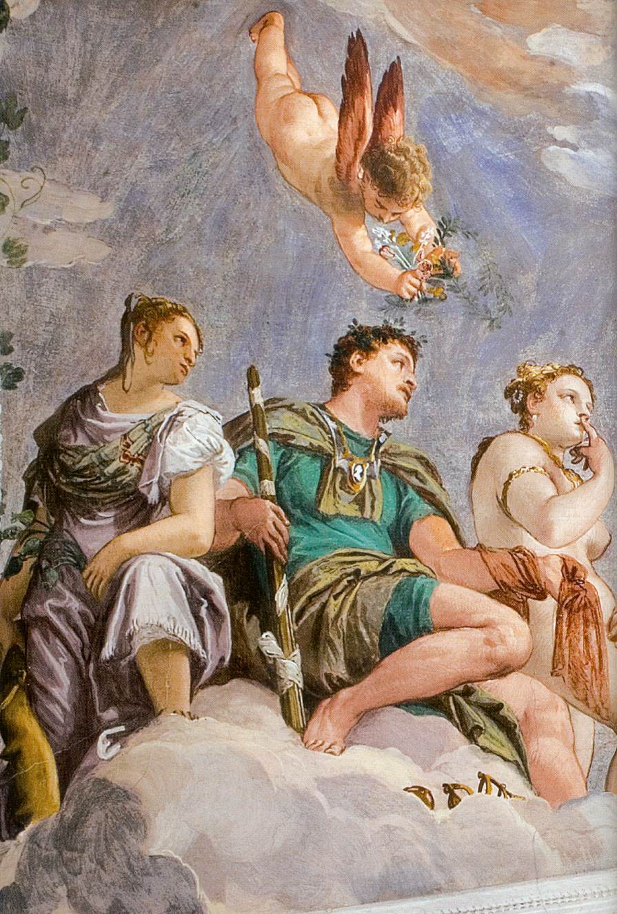 Ceiling decoration (detail) by VERONESE, Paolo