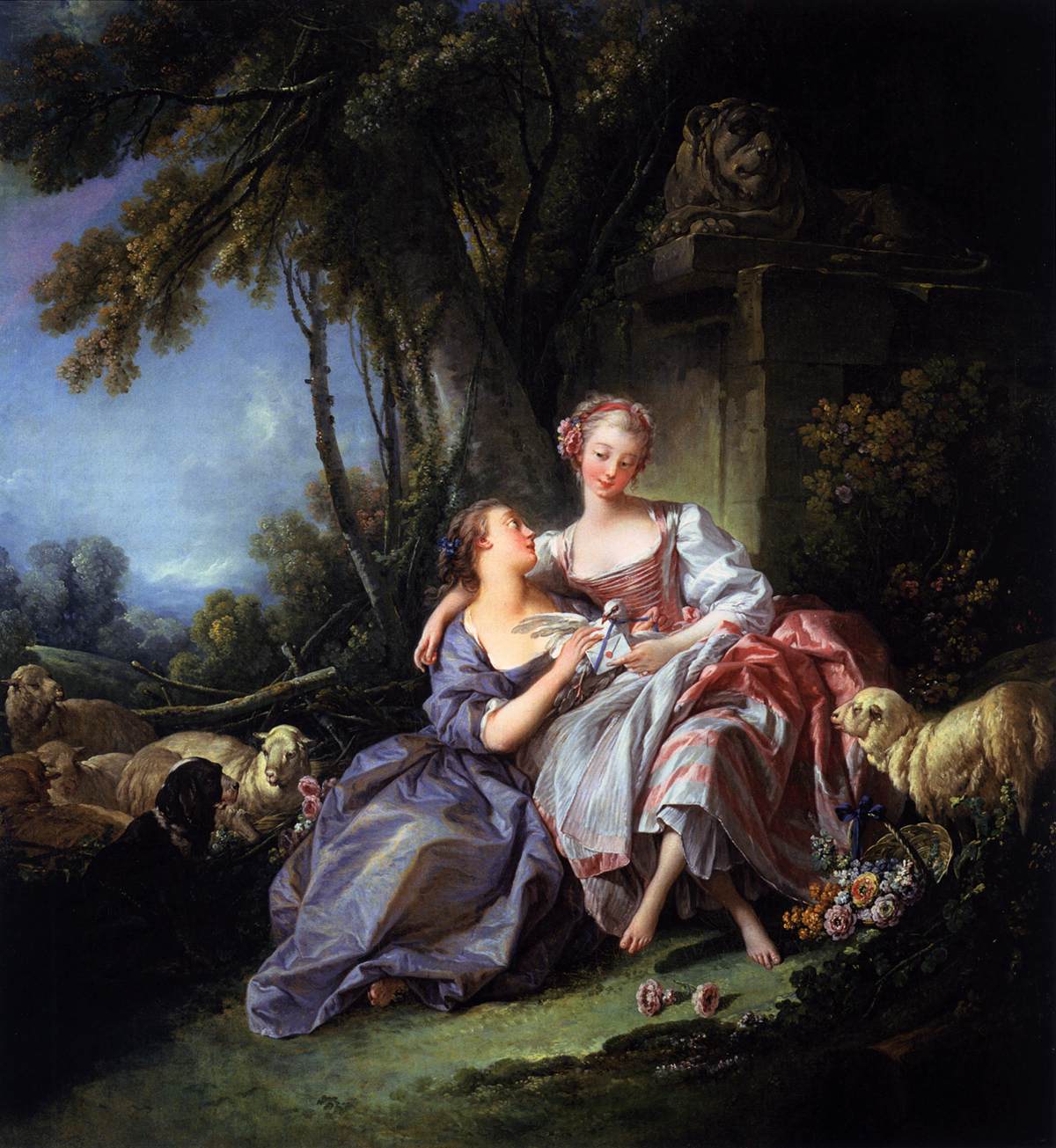 The Love Letter by BOUCHER, François