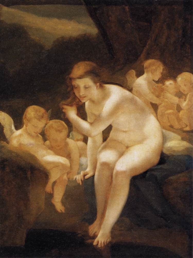 Venus Bathing by