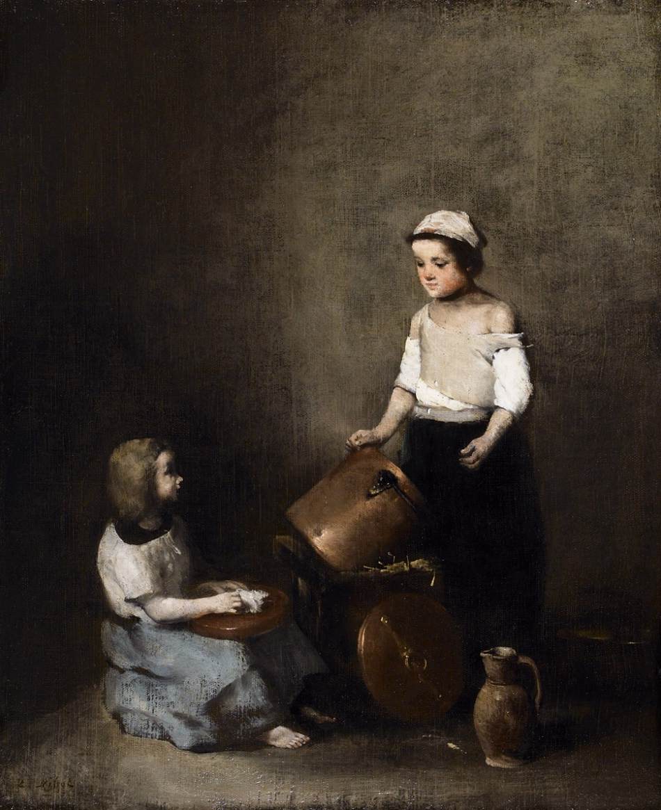 The Little Scrubbers by RIBOT, Théodule-Augustin