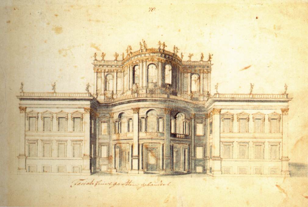 Façade of a Garden Pavilion by FISCHER VON ERLACH, Johann Bernhard