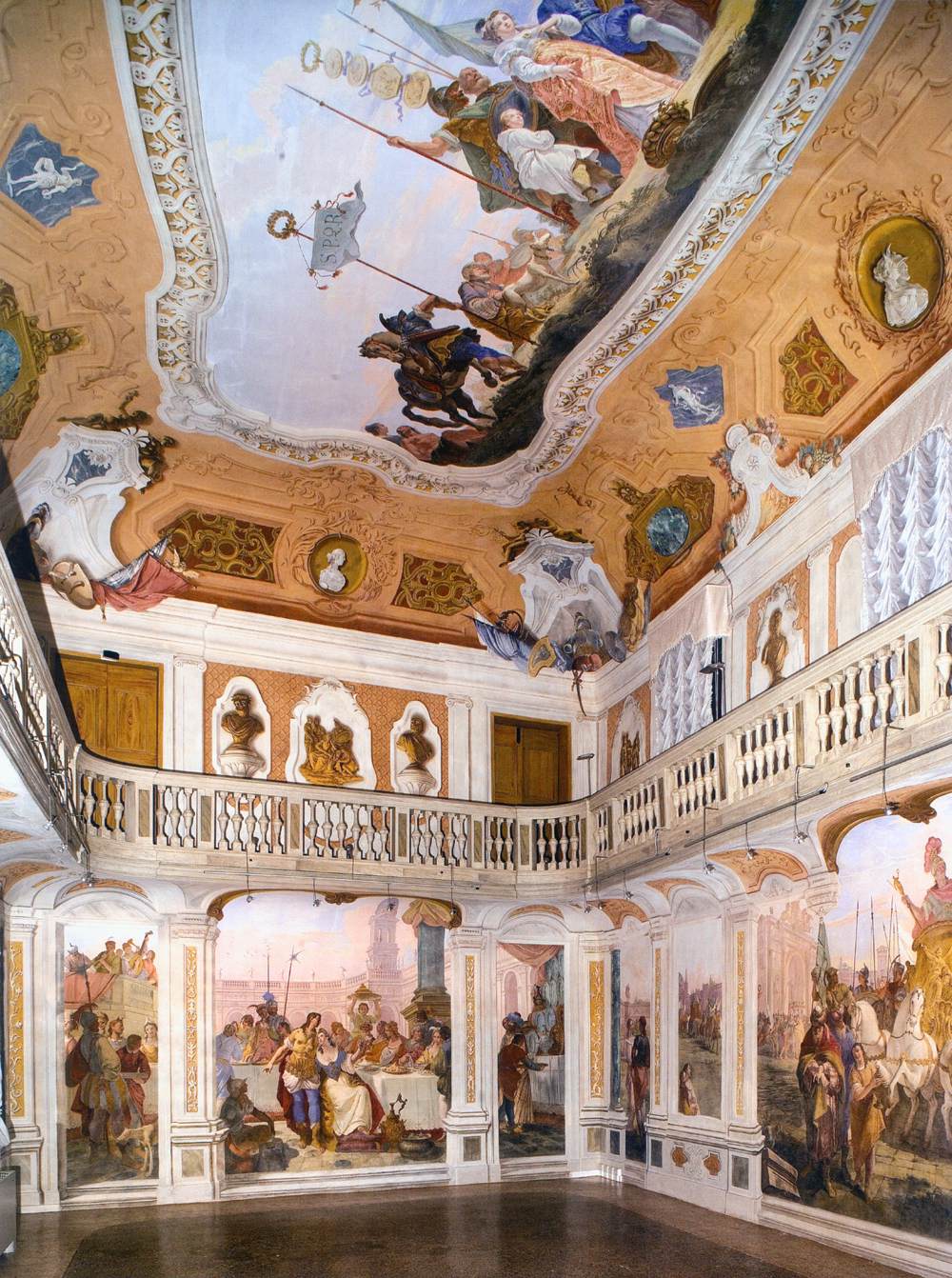 View of the ballroom by FONTEBASSO, Francesco