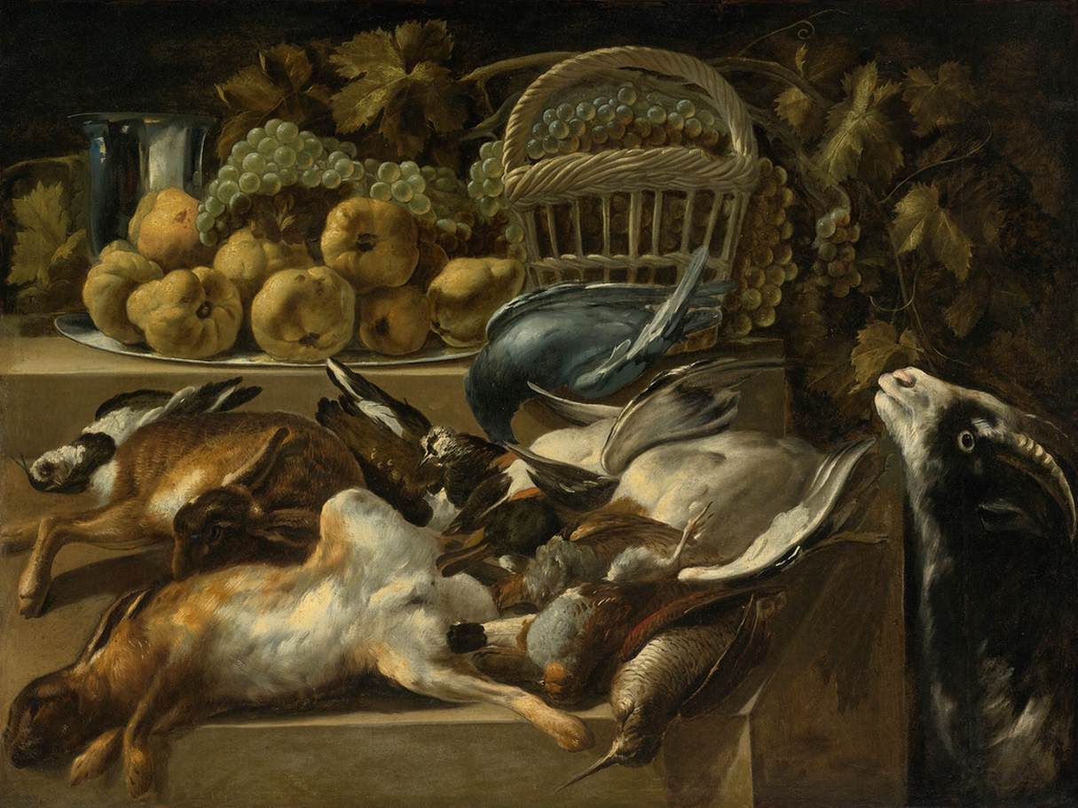 Still-Life with Fruit and Game by BOUCLE, Pierre van