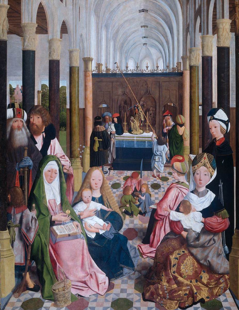 The Holy Kinship by GEERTGEN tot Sint Jans