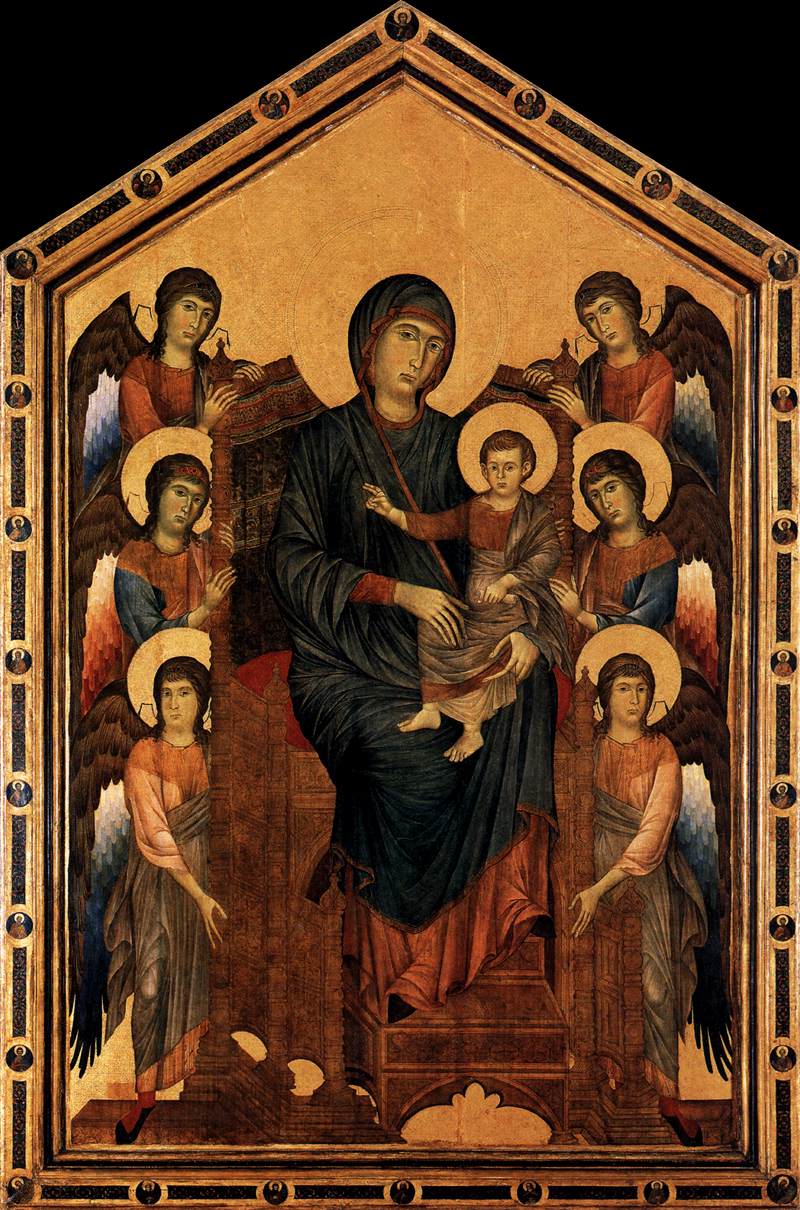 Virgin Enthroned with Angels by CIMABUE