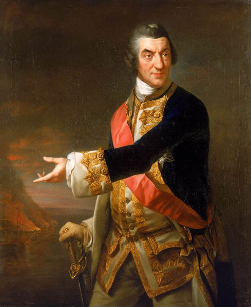 Portrait of Admiral Sir Charles Saunders by