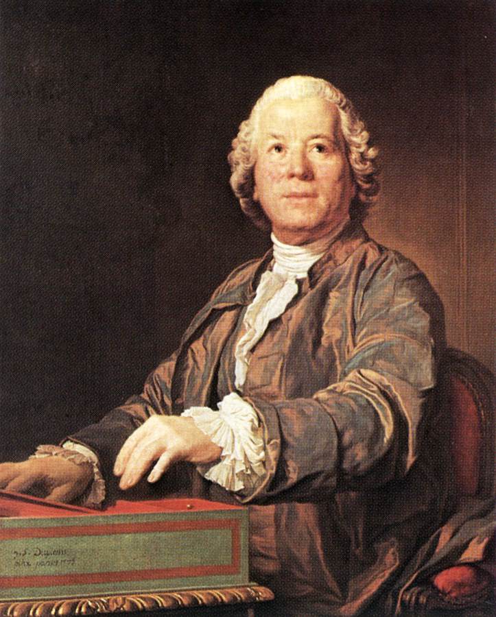 Cristoph Wilibald von Gluck at the Spinet by DUPLESSIS, Joseph-Siffred