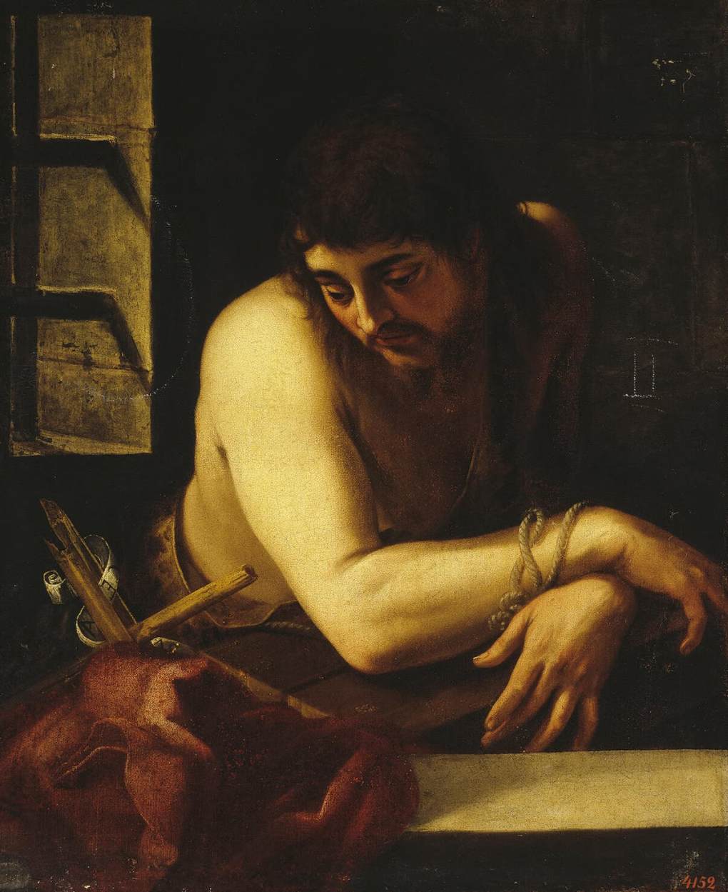 St John the Baptist in the Prison by NAVARRETE, Juan Fernández de