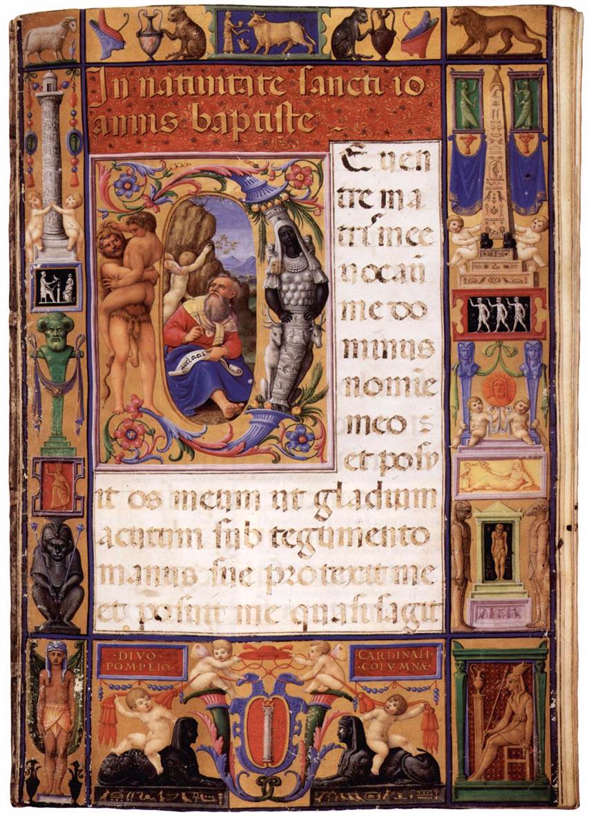 Page from the Colonna Missale by CLOVIO, Giulio