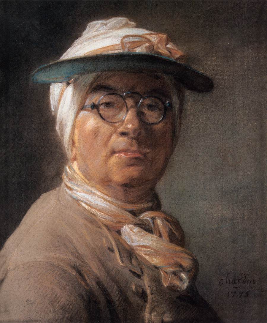 Self-Portrait with an Eyeshade by