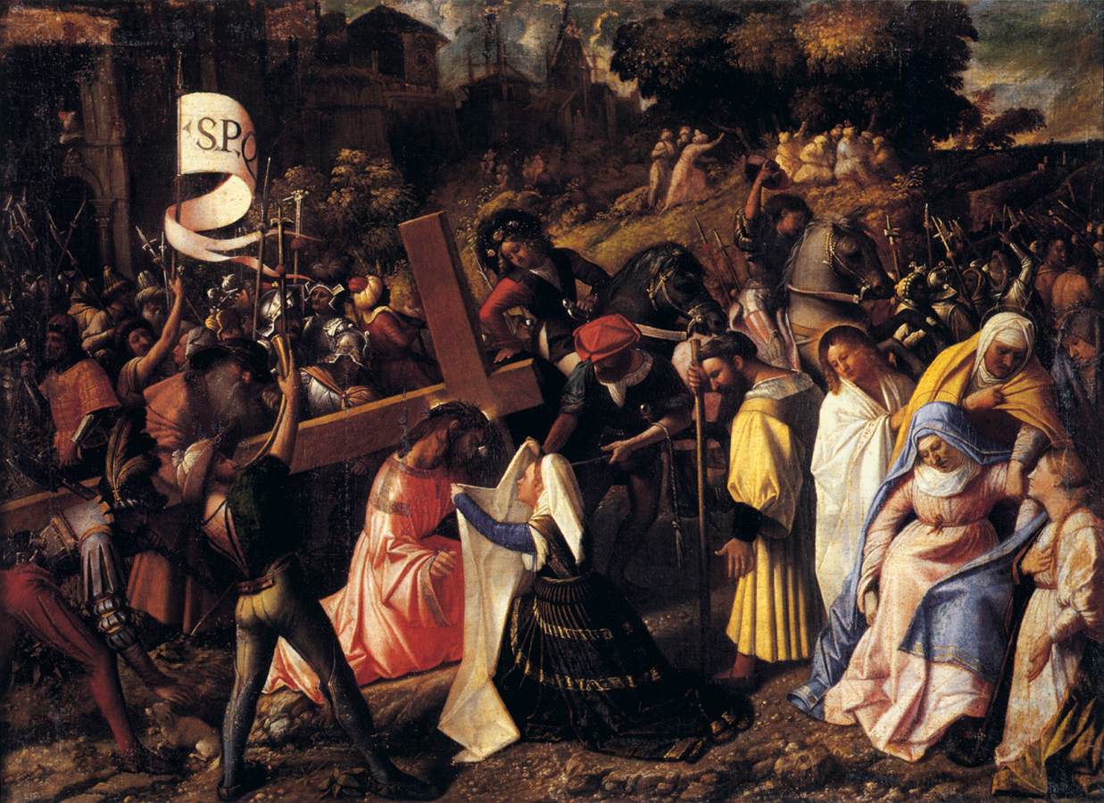 The Way to Calvary by CARIANI, Giovanni