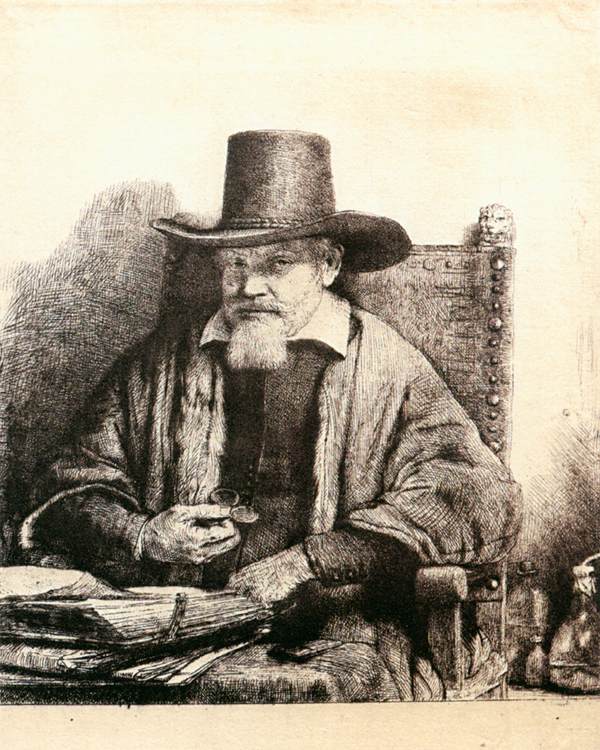 Arnout Tholinx by REMBRANDT Harmenszoon van Rijn