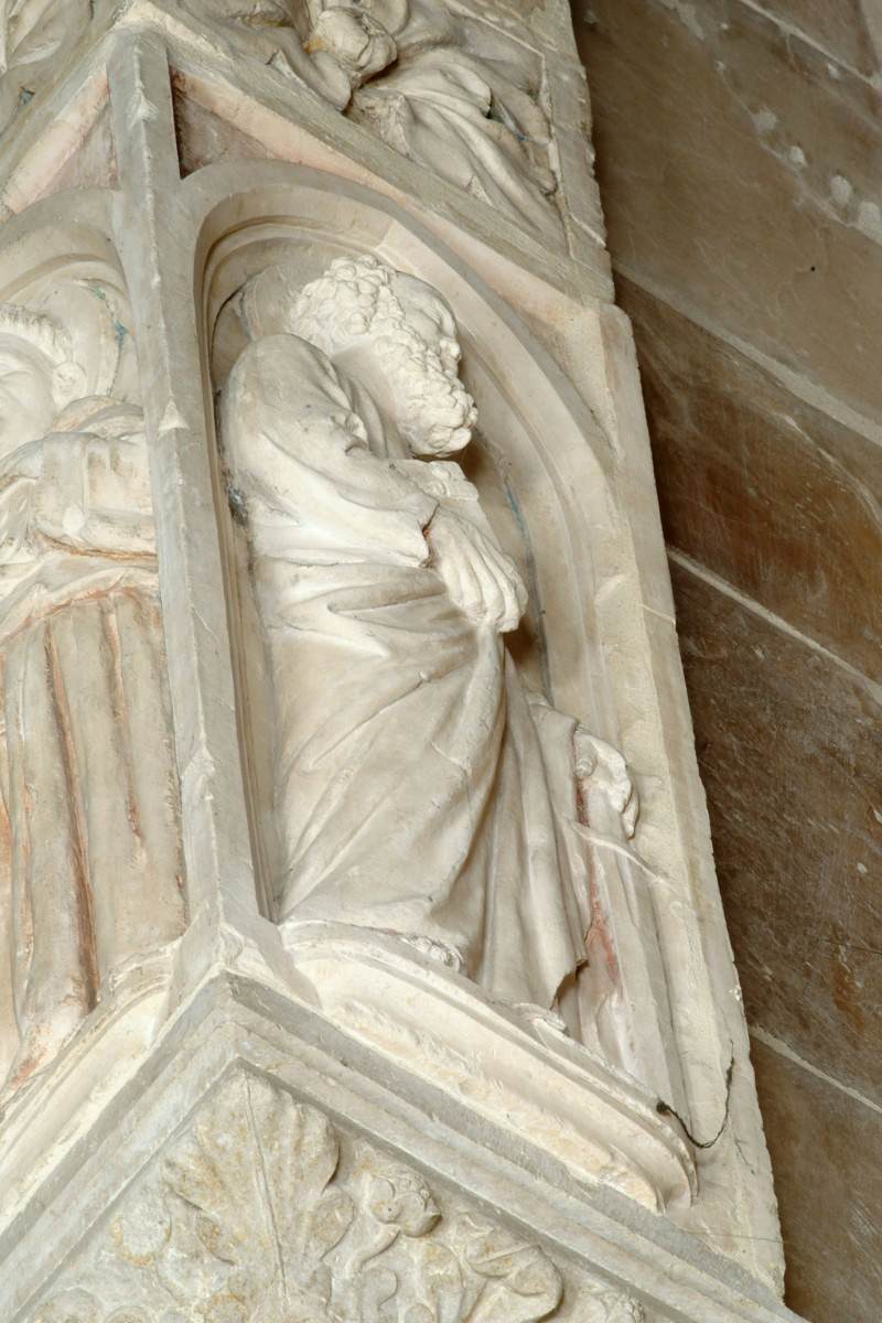 Tomb of Ubertino da Carrara (detail) by SANTI, Andriolo di Pagano de'