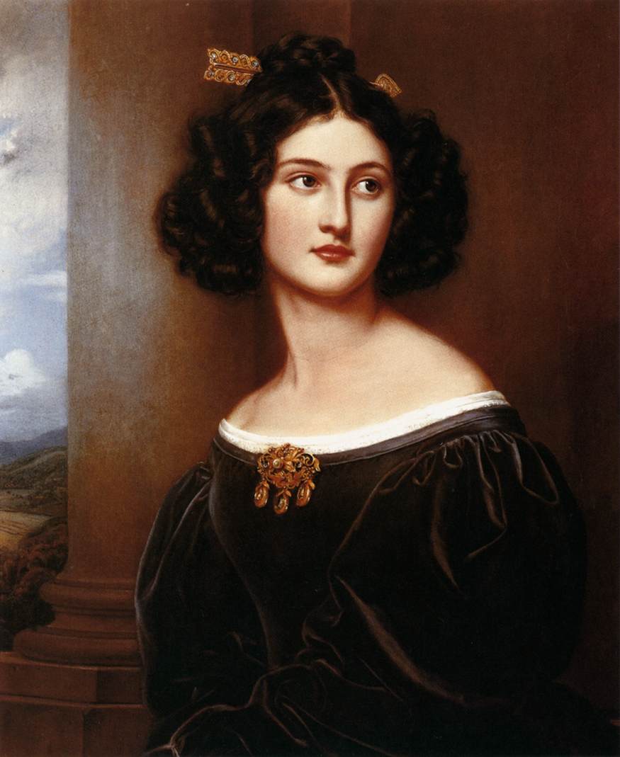 Nanette Heine, née Kaula by STIELER, Karl Joseph