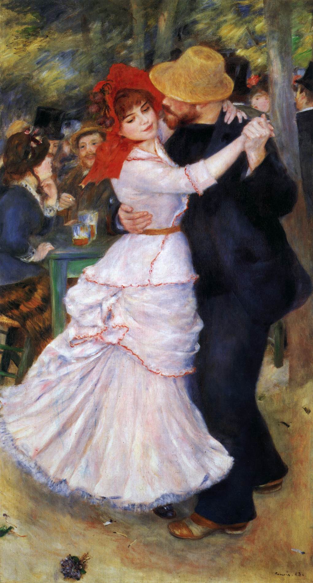 Dance at Bougival by RENOIR, Pierre-Auguste