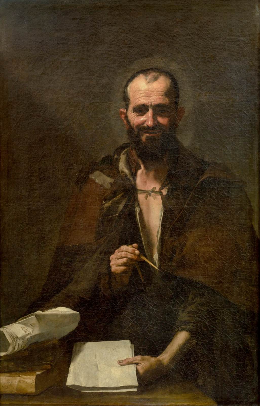 Democritus (Archimedes) by RIBERA, Jusepe de