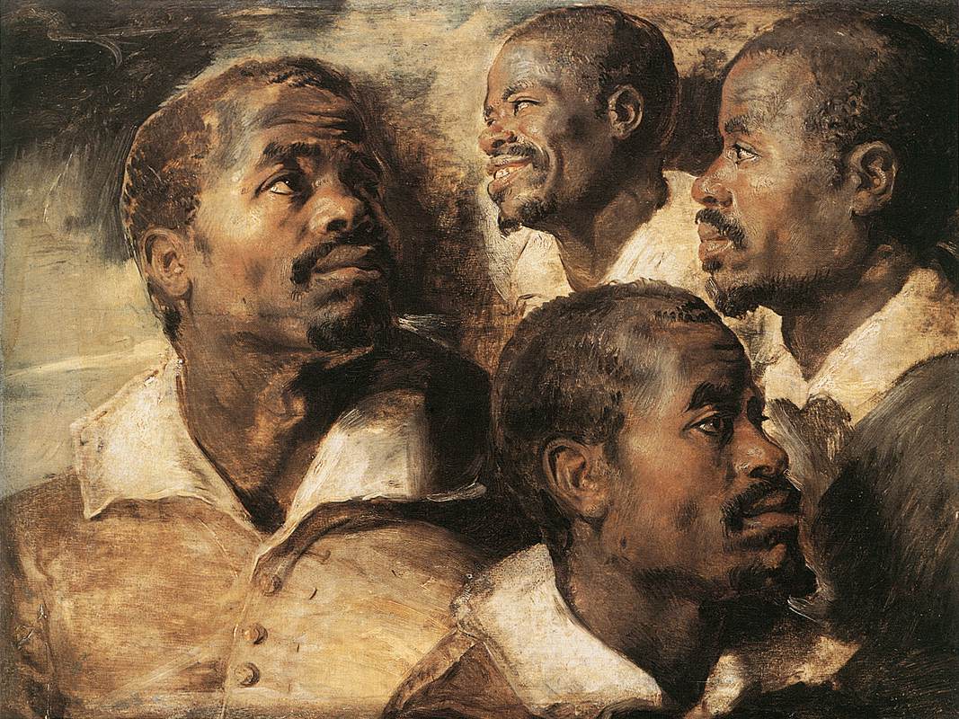 Four Studies of the Head of a Negro by