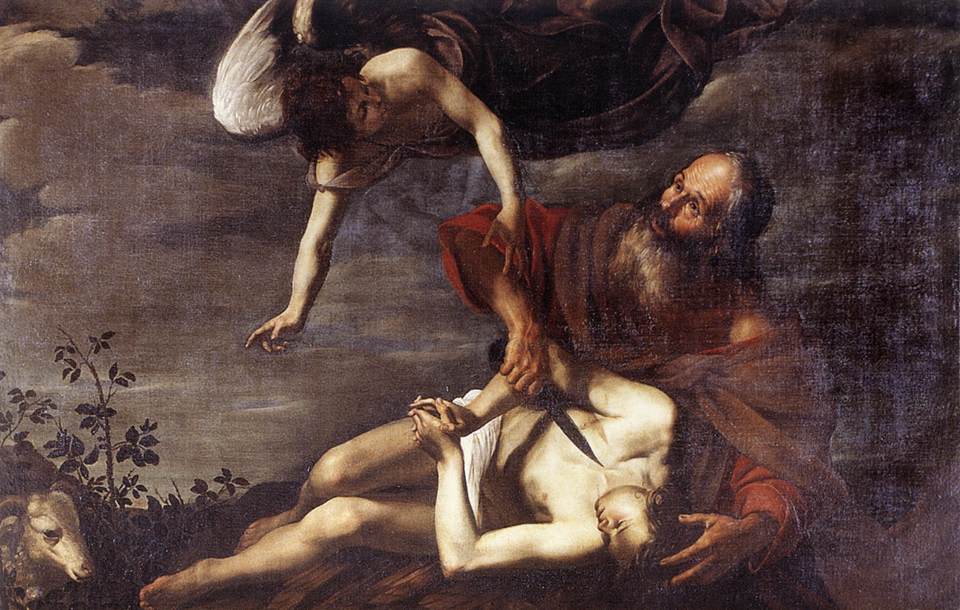 Sacrifice of Isaac by RIMINALDI, Orazio