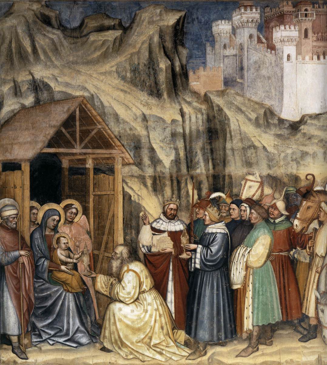 Adoration of the Magi (detail) by ALTICHIERO da Zevio